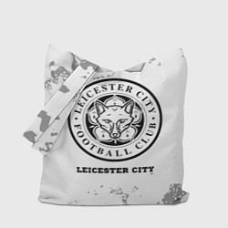 Сумка-шопер Leicester City sport на светлом фоне, цвет: 3D-принт