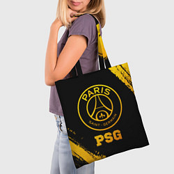 Сумка-шопер PSG - gold gradient, цвет: 3D-принт — фото 2