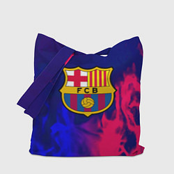 Сумка-шопер Barcelona fc club gradient, цвет: 3D-принт
