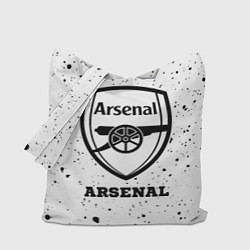 Сумка-шопер Arsenal sport на светлом фоне, цвет: 3D-принт