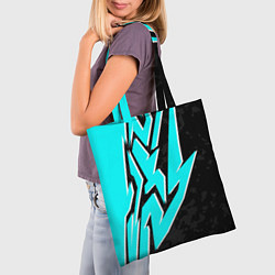 Сумка-шопер Mint graffiti, цвет: 3D-принт — фото 2