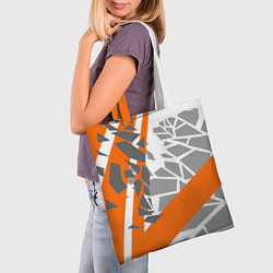 Сумка-шопер Racing texture, цвет: 3D-принт — фото 2