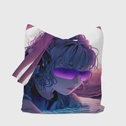 Сумка-шопер Honkai Star Rail Silver Wolf, цвет: 3D-принт