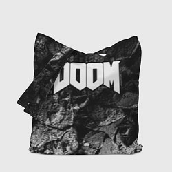 Сумка-шопер Doom black graphite, цвет: 3D-принт