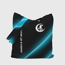 Сумка-шопер Angels of Death неоновые лампы, цвет: 3D-принт