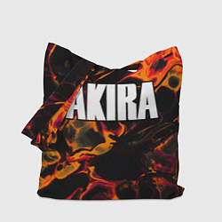 Сумка-шопер Akira red lava, цвет: 3D-принт