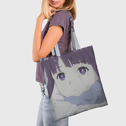 Сумка-шопер Fern Cute Face, цвет: 3D-принт — фото 2