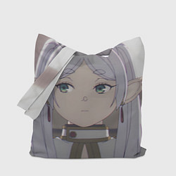 Сумка-шопер Фрирен: Взгляд в сторону, цвет: 3D-принт