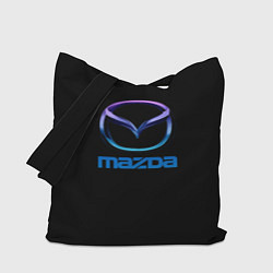 Сумка-шопер Mazda neon logo, цвет: 3D-принт