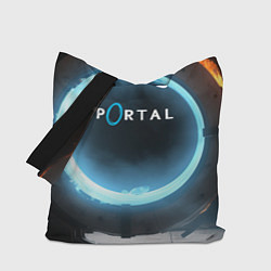 Сумка-шопер Portal logo game, цвет: 3D-принт