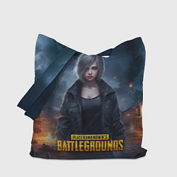 Сумка-шопер PUBG game wallpaper, цвет: 3D-принт