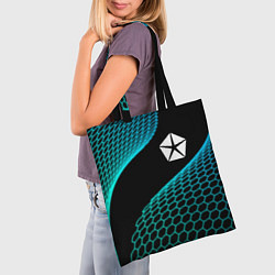 Сумка-шопер Jeep electro hexagon, цвет: 3D-принт — фото 2