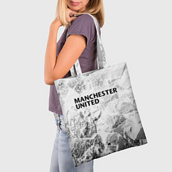 Сумка-шопер Manchester United white graphite, цвет: 3D-принт — фото 2