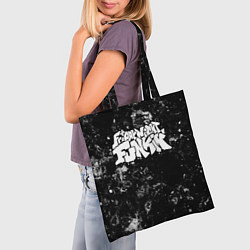 Сумка-шопер Friday Night Funkin black ice, цвет: 3D-принт — фото 2