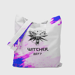 Сумка-шопер The Witcher colors neon, цвет: 3D-принт