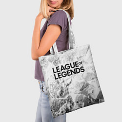 Сумка-шопер League of Legends white graphite, цвет: 3D-принт — фото 2