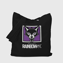 Сумка-шопер Rainbow six logo ubisoft, цвет: 3D-принт
