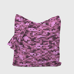 Сумка-шопер Розовый камуфляж текстура, цвет: 3D-принт