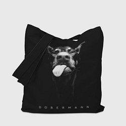 Сумка-шопер Dobermann head, цвет: 3D-принт