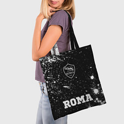Сумка-шопер Roma sport на темном фоне по-центру, цвет: 3D-принт — фото 2