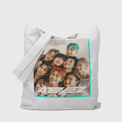 Сумка-шопер Ateez участники, цвет: 3D-принт