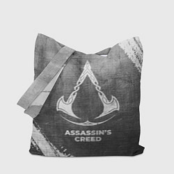 Сумка-шопер Assassins Creed - grey gradient, цвет: 3D-принт