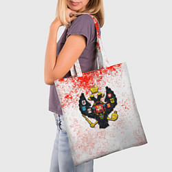 Сумка-шопер Российская империя краски, цвет: 3D-принт — фото 2