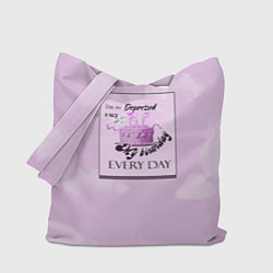 Сумка-шопер Taylor Swift depressed, цвет: 3D-принт