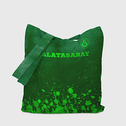 Сумка-шопер Galatasaray - green gradient посередине, цвет: 3D-принт