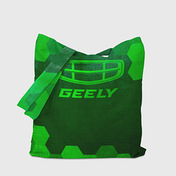 Сумка-шопер Geely - green gradient, цвет: 3D-принт