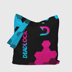 Сумка-шопер Deadlock - neon gradient вертикально, цвет: 3D-принт