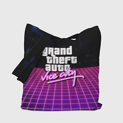 Сумка-шопер GTA retro wave, цвет: 3D-принт