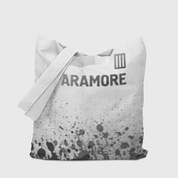 Сумка-шопер Paramore - white gradient посередине, цвет: 3D-принт