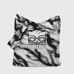 Сумка-шопер Rainbow six storm black, цвет: 3D-принт