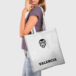 Сумка-шопер Valencia sport на светлом фоне по-центру, цвет: 3D-принт — фото 2