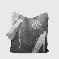 Сумка-шопер Volkswagen - grey gradient вертикально, цвет: 3D-принт