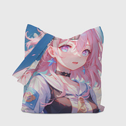 Сумка-шопер Honkai Star Rail March 7th beauty, цвет: 3D-принт
