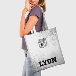 Сумка-шопер Lyon sport на светлом фоне по-центру, цвет: 3D-принт — фото 2