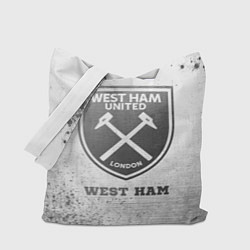 Сумка-шопер West Ham - white gradient, цвет: 3D-принт