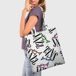 Сумка-шопер Just jazz in color, цвет: 3D-принт — фото 2