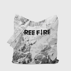 Сумка-шопер Free Fire white graphite, цвет: 3D-принт