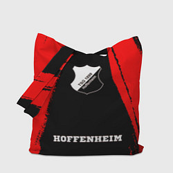 Сумка-шопер Hoffenheim - red gradient по-центру, цвет: 3D-принт