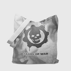 Сумка-шопер Gears of War - white gradient, цвет: 3D-принт