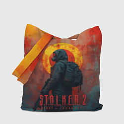 Сумка-шопер Stalker 2 poster art, цвет: 3D-принт