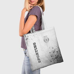 Сумка-шопер Sporting - white gradient вертикально, цвет: 3D-принт — фото 2