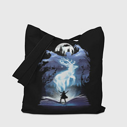 Сумка-шопер Harry Potter patronus and dementors, цвет: 3D-принт