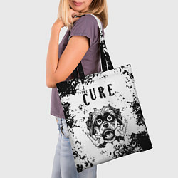 Сумка-шопер The Cure - рок пес, цвет: 3D-принт — фото 2