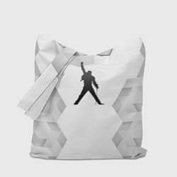 Сумка-шопер Queen white poly, цвет: 3D-принт
