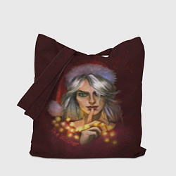 Сумка-шопер Цирилла в шапке - The Witcher new year, цвет: 3D-принт