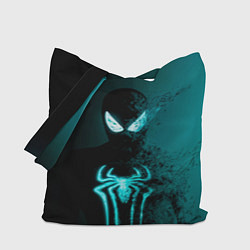 Сумка-шопер Neon spider-man, цвет: 3D-принт